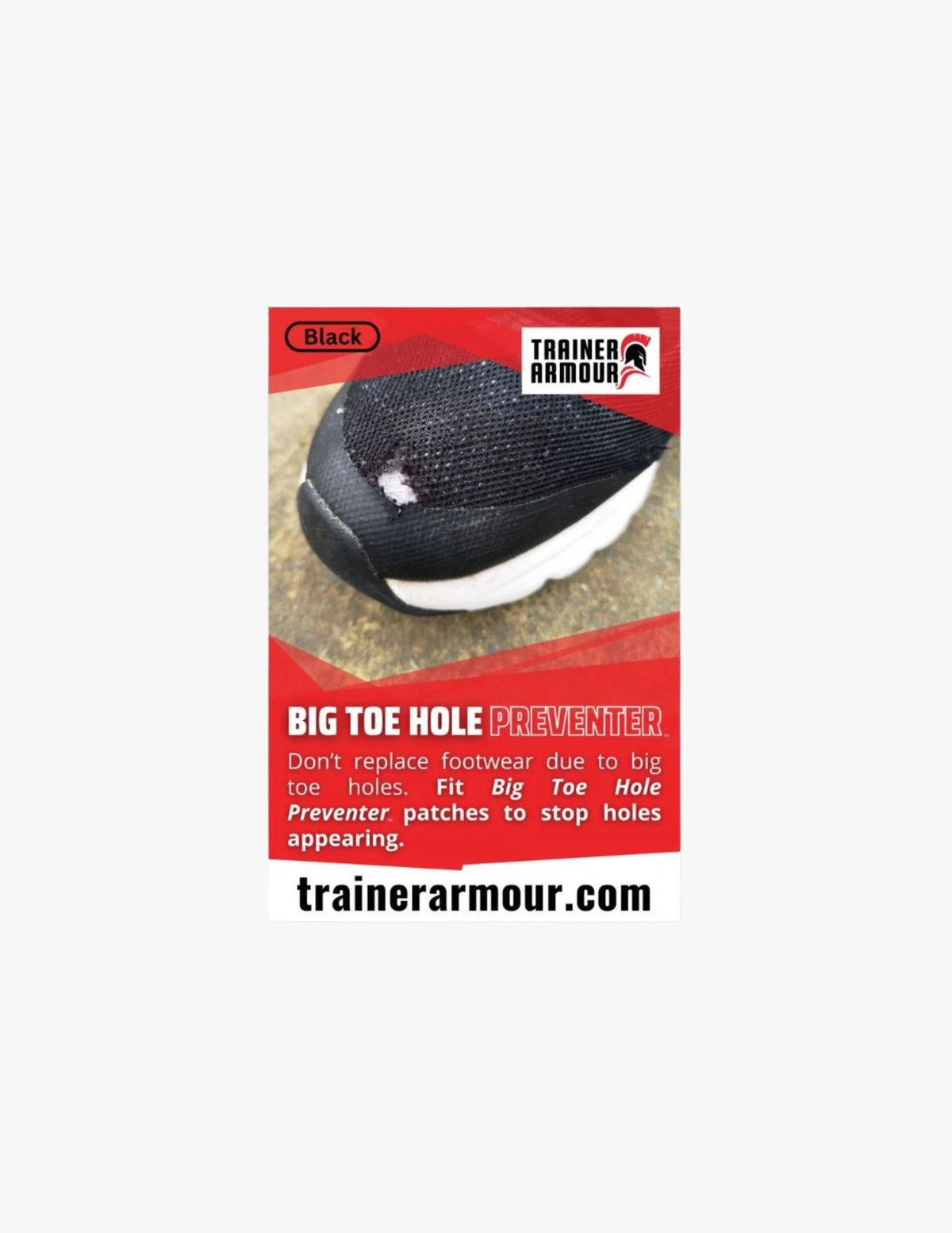 Trainer Armour Big Toe Hole Preventer