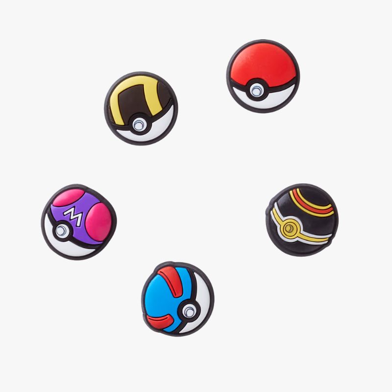 Crocs Poke Ball 5 Pack Jibbitz Charms