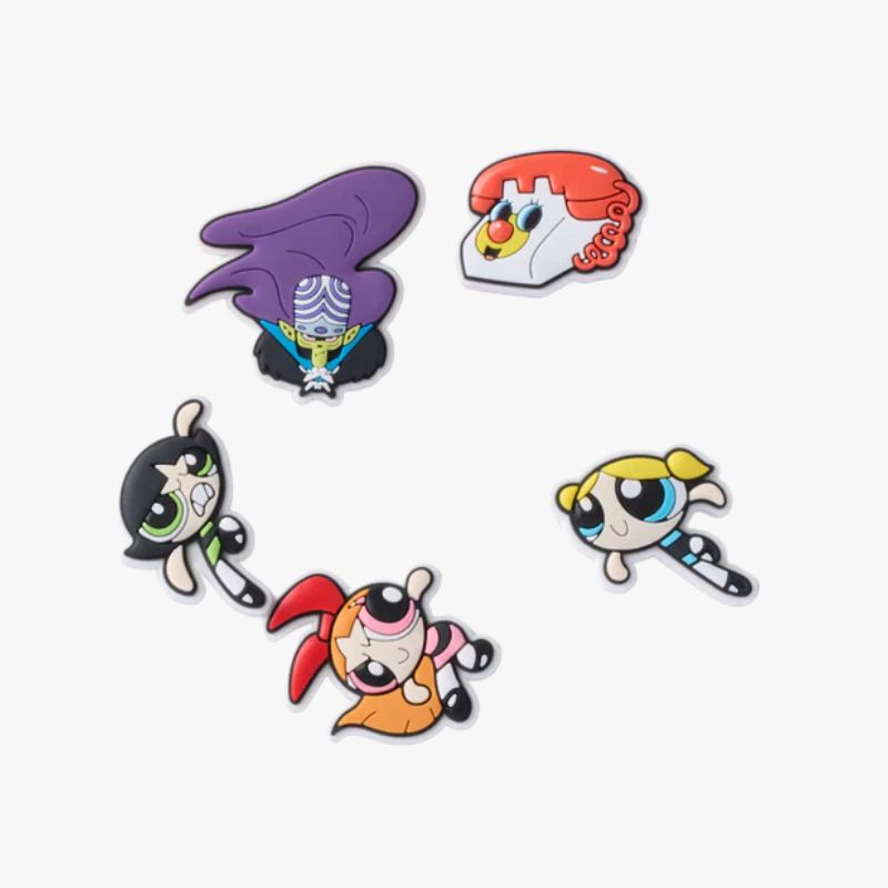 Crocs Powerpuff Girls 5 Pack Jibbitz Charms
