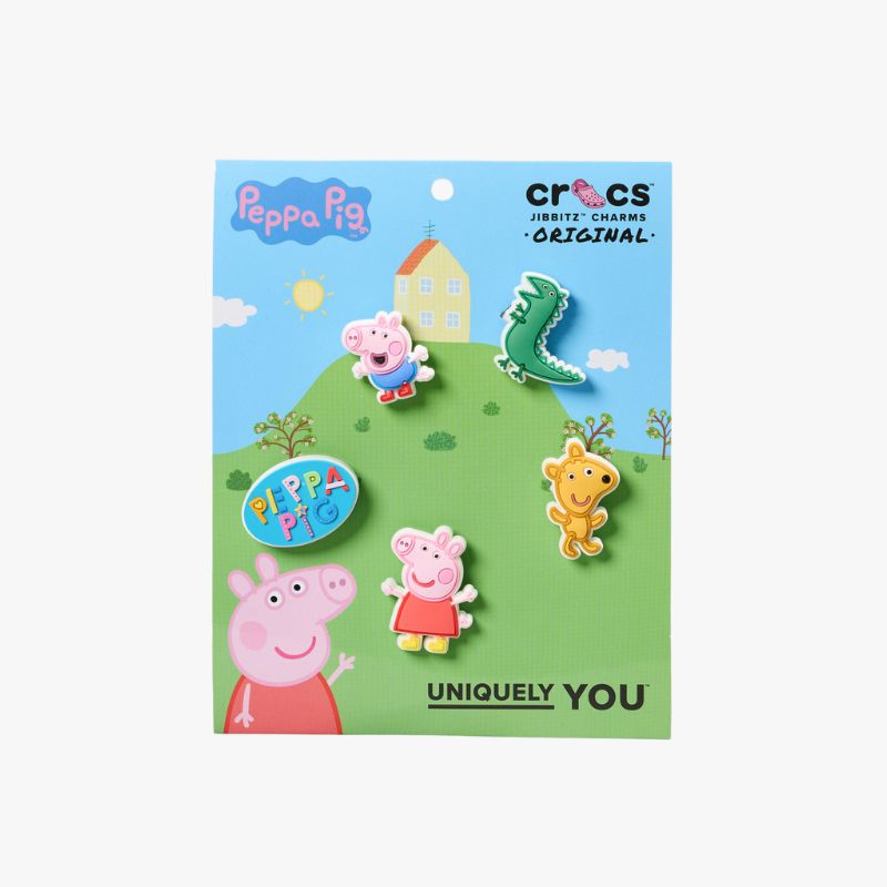 Crocs Peppa Pig Character 5 Pack Jibbitz Charms