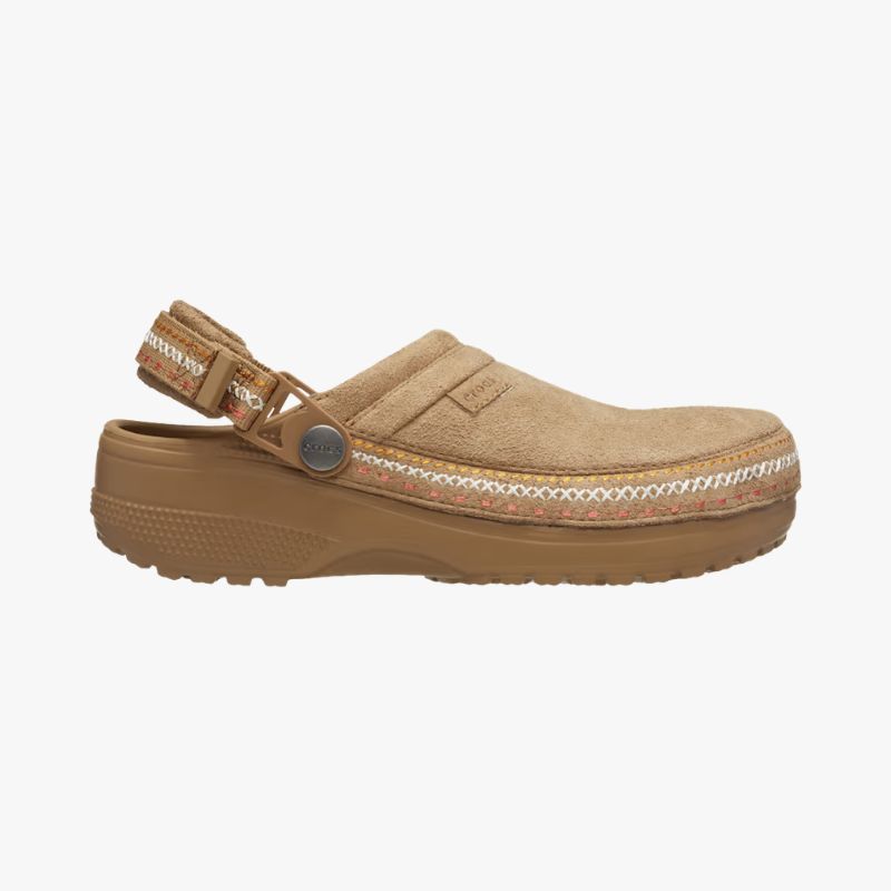 Crocs Crafted Vegan Suede Stitched Clog