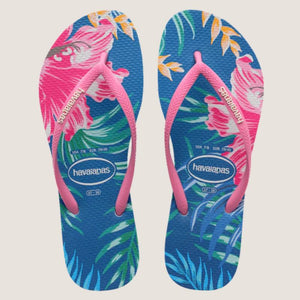 Havaianas Kids Slim Floral Palm Tranquility Thong