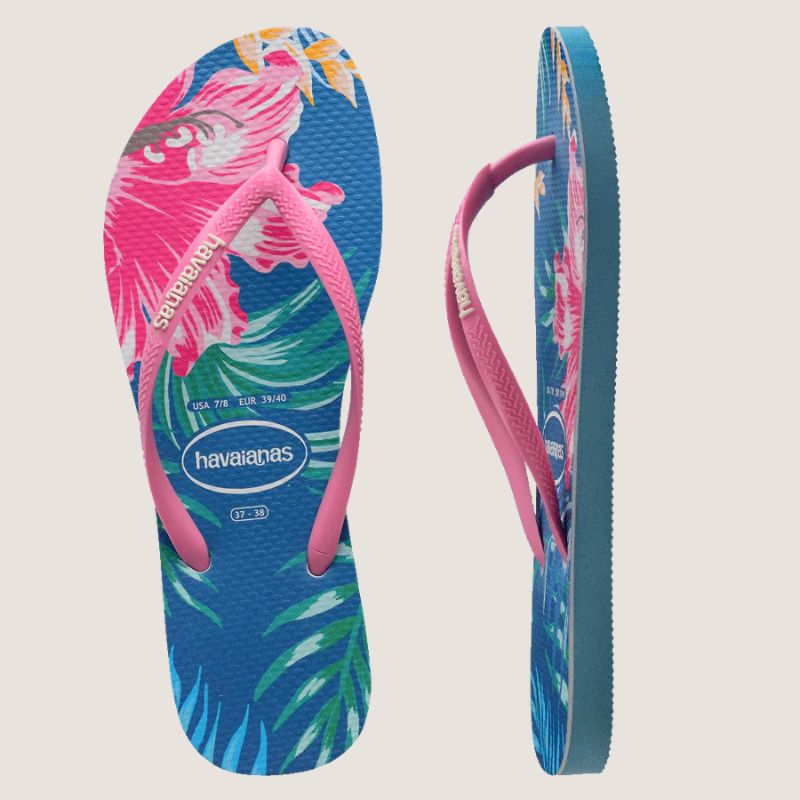 Havaianas Kids Slim Floral Palm Tranquility Thong