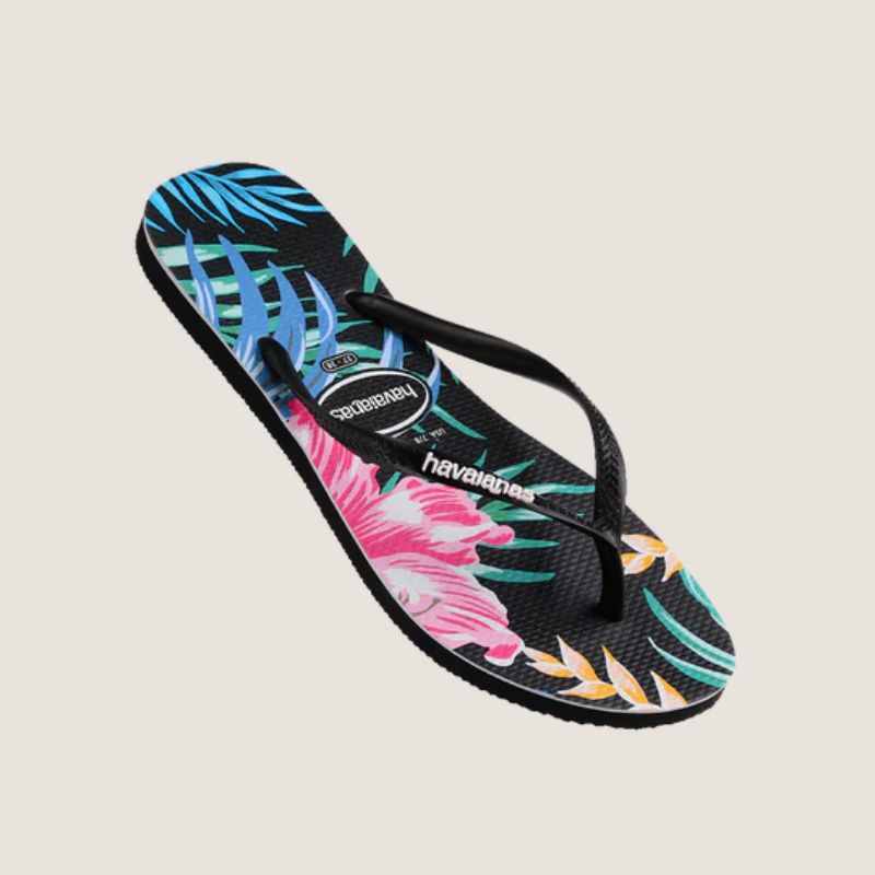 Havaianas Kids Slim Floral Palm Thong